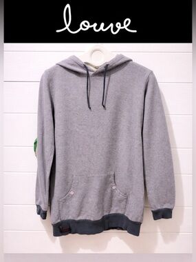 LOUVE design Gray & purple hoodies size L